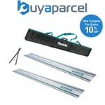 2x Makita 1.0m Guide Rail for SP6000 Plunge Saws + Carry Bag + Connectors