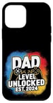 iPhone 12 mini Dad Level Unlocked Est. 2024 New Daddy I Leveled Up To Dad Case