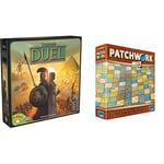 Asmodee Repos Production, 7 Wonders Duel, Board Game, Ages 10+, 2 Players 30 Minutes Playing Time & Lookout Games | Patchwork | Board Game | Ages 8+ | 2 Players | 15-30 Minute Playing Time