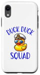 Coque pour iPhone XR Duck Duck Squad Tenue de croisière de vacances assortie
