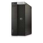 Dell N020H2P5810BTPWER Unité Centrale sans écran Noir (Intel Xeon, 16 Go de RAM, 256 Go, Nvidia Quadro, M2000 4GO, Windows 7)