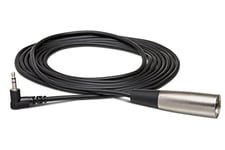 Hosa XVM-110M Câble TRS vers XLR3H RA pour Microphone Noir