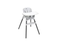 Chicco, Chaise Haute Évolutive, Polly Zest pour Bébés de 6 Mois à 40 kg, Chaise Haute avec Siège lavable, Harnais 5 Points et Plateau Amovible, Pliage Compact, Légère et Peu encombrante