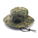 AZLMJXH Fishing Cap Outdoor Bucket Hats Mens Jungle Military Camouflage Camo Hat Camping Barbecue Cotton Mountain Climbing Fishing Caps (Color : 6)