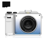 Digitalkamera 4K/48MP/18X digital zoom/autofokus/dubbelkamera med 32GB