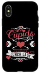 iPhone X/XS Romantic Lunch Lady Cupid's Favorite Valentines Day Quotes Case