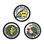 Winks for Days Adult Merit Badge Embroidered Iron-On Patches (Funny - Set 1) - Includes Three (3) 2” Patches: Avoided Confrontation, I Tried My Best, and Minded My Own Business