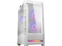 COUGAR | Duoface RGB White | PC Case | Mid Tower / Airflow Front Panel / 2 x 140mm &amp amp 1x 120mm ARGB Fans incl. / TG Left Panel