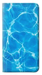 Blue Water Swimming Pool PU Leather Flip Case Cover For Samsung Galaxy A6+ (2018), J8 Plus 2018, A6 Plus 2018