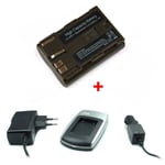 Chargeur + Batterie BP-511 pour Canon EOS 5D, 10D, 20D, 20Da, 30D, 40D, 50D