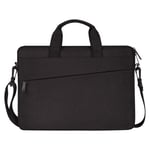 ZYDP Laptop Case Bag Business Crossbody Handbag Sleeve Case Cover Shoudler Bag for Notebook Computer Tablet Laptop/Ultrabook/HP/Acer/Macbook/Asus/Lenovo/ (Color : Black, Size : 14.1inches)