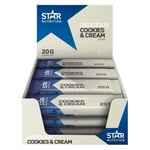 Star Nutrition Soft Protein Bar Cookies & Cream 12x55g
