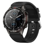 Smartwatch GT45 - Pekskärm, Bluetooth, Puls, Blodtryck, sportläge Svart