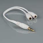 Misswonder3.5mm Jack Aux Headphone Splitter Y Cable Lead Adaptor Male To Female Stereo