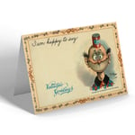 VALENTINES DAY CARD - Vintage Design - I Am Happy To Say