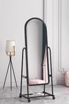 Full Length Rolling Mirror with Bracket 36x160cm