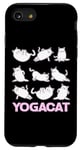 Coque pour iPhone SE (2020) / 7 / 8 YOGA CAT CAT POSE CAT MEDITATION ACRO HATHA YOGA