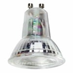 Megaman 142220E Dimmable LED GU10 Bulb / Lamp 4.7 Watt 2800K Warm White Glass