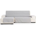 ECOMMERC3 Housse de canapé Chaiselong Extra Gauche Universelle et Polyvalente - Housse de canapé Chaiselongue Gris Clair Protecteur Facile à Placer pour Dossier, siège et accoudoirs