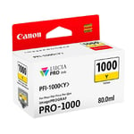 Canon Ink Lucia Pro PFI-1000 Yellow 80ml