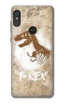 T-Rex Jurassic Fossil Case Cover For Motorola One Power, Moto P30 Note
