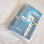 2 Pack of Gillette Mach 3 Turbo Razor 3D with Replacement Cartridge BNIB