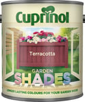 Cuprinol Garden Shades Paint Wood Furniture Shed Fence Protect 1L - Terracotta