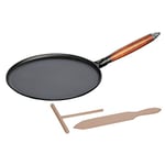 STAUB Pancake Pan Round 28cm Black