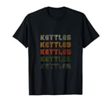 Love Heart Kettles Tee Grunge Vintage Style Black Kettles T-Shirt