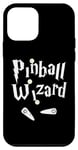 Coque pour iPhone 12 mini Pinball Wizard, joueur de machine d'arcade, amateur de jeux et concepteur artistique