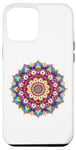 Coque pour iPhone 12 Pro Max Mandala Joli Mandala Coloré Méditer Yoga Cristaux Joie