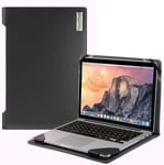 Broonel Black Leather Laptop Case For Samsung Chromebook 4 Chrome OS 11.6"