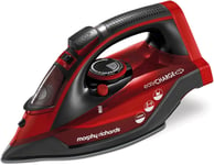 Morphy Richards EasyCHARGE Cordless Iron, 130g Steam Boost, 30g Red 