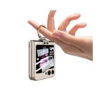 Samsung Galaxy z flip6 mobiltelefonfodral ring hopfällbart kreativt skal film integrerad ultratunn flip6 Titanium Gray
