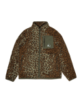 Ledger Fleece Leopard/Olive (L)