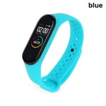 For Xiaomi Mi Band 4 3 Watch Silicone Blue