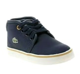 New Boys Lacoste Infant Ampthill 318 1 Navy Trainers Boots UK 3 Infant EUR 19