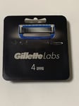Gillette Labs Heated Men's Razor Spare Blade 4 pcs Shaving Razor