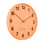 Karlsson Summertime Wood Wall Clock Veggklokke KA5920LO - Unisex - 40 cm - Kvarts urverk