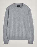 Filippa K 93 Knitted Lambswool Crew Neck Sweater Grey Melange
