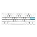 BigBuy Productos electrónicos Keyboard, White, Estándar