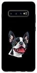 Coque pour Galaxy S10+ Boston Terrier | Cartoon Artwork