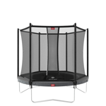 BERG Favorit Trampoline inkl. sikkerhetsnett. 200 cm Grå