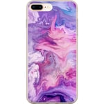 Apple iPhone 7 Plus Transparent Mobilskal Marmor
