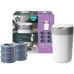 Tommee Tippee Twist & Click Starter Kit (incl. Tub & 6 Cassettes) - White