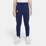 Nike Byxor FC Barcelona Tech Fleece för ungdom - Blå