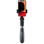 XO SS08 Bluetooth Selfiestick med stativ, 68cm - Svart