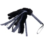 Sportsheets Cougar Faux Fur Flogger - Black