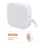 Etikettmakare, Bluetooth-anslutning, dubbelsidig utskrift,VIT