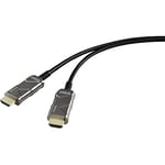 Speaka Professional HDMI Connection Cable 15.00 m SP-8821988 Ultra HD (8K) Black [1x HDMI Male to 1x HDMI Male]